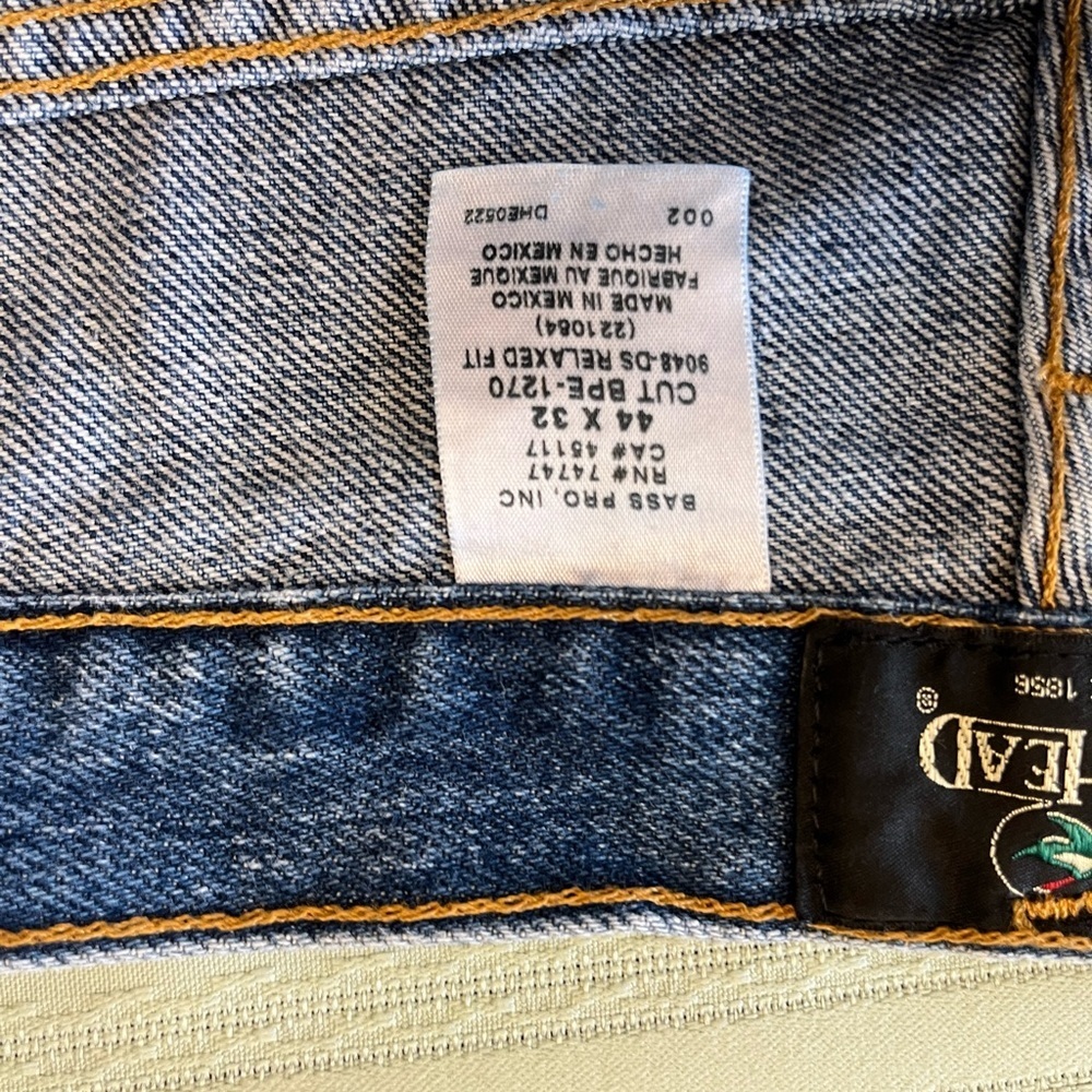RedHead Blue men’s Denim Jeans size 44X32 - Picture 4 of 6